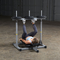 Powerline Vertical Leg Press, Space Saving with Extra Thick Pads