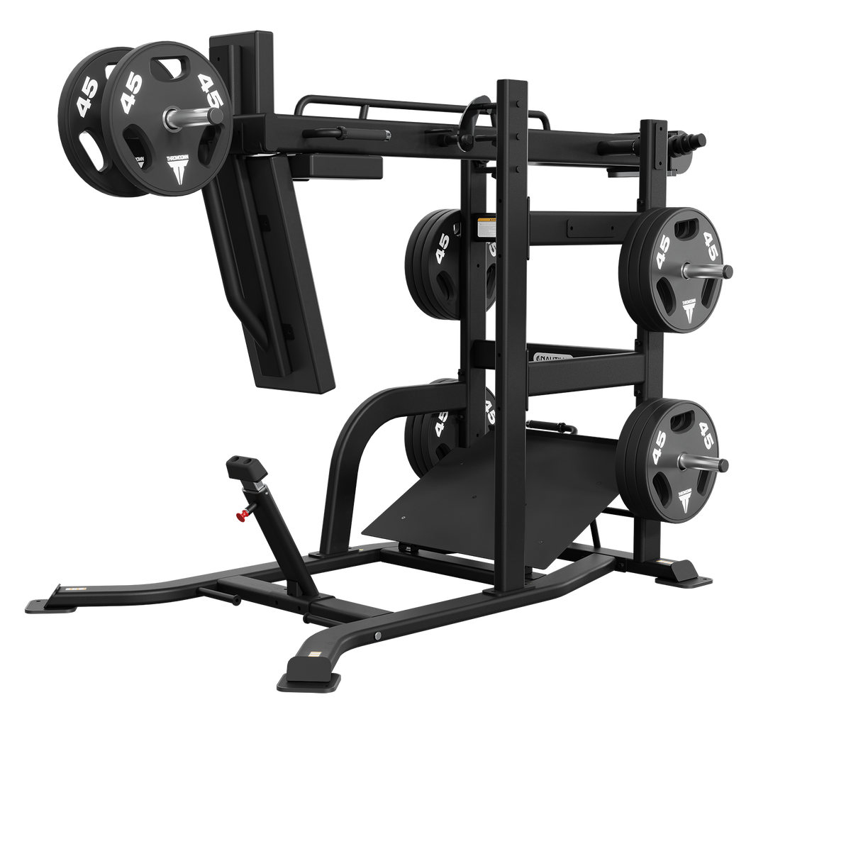 Nautilus Leverage Pendulum Squat - with weights