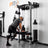 250 lb weight stack detail on the wall mounted trainer