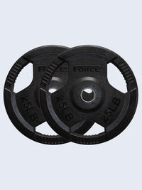 Force USA Rubber Coated Olympic Weight Plates - LB