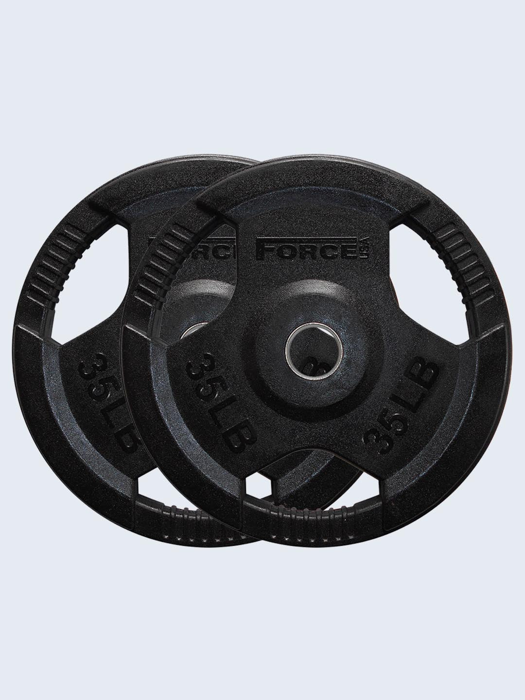 Force USA Rubber Coated Olympic Weight Plates - LB