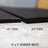 Body-Solid 3' x 4' black rubber equipment mat
