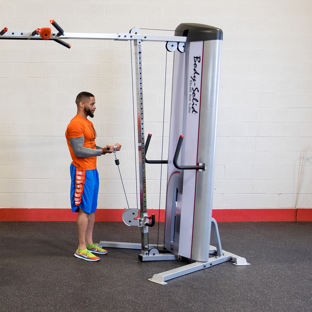 Body-Solid Pro ClubLine Series II Cable Crossover - cable curl exercise