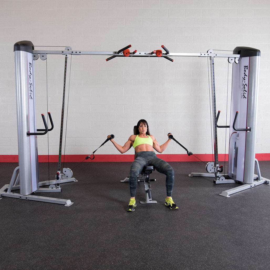 Body-Solid Pro ClubLine Series II Cable Crossover - bicep curl exercise