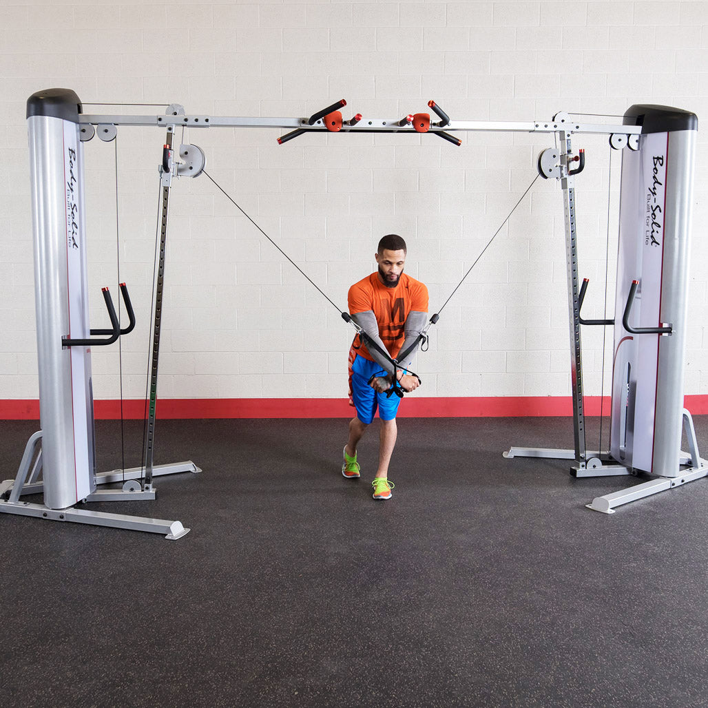 Body-Solid Pro ClubLine Series II Cable Crossover - chest press exercise