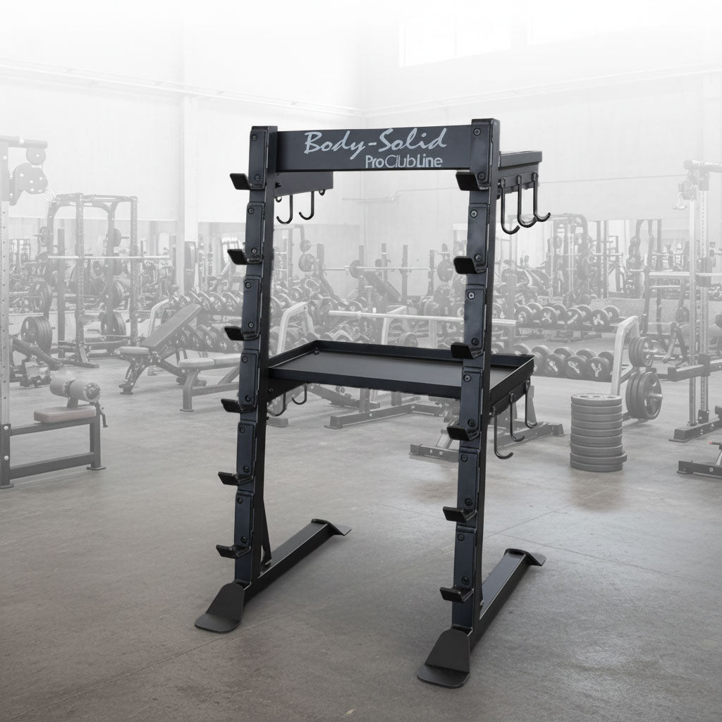 Body-Solid Pro ClubLine SAR100 Accessory Storage Rack - view 2