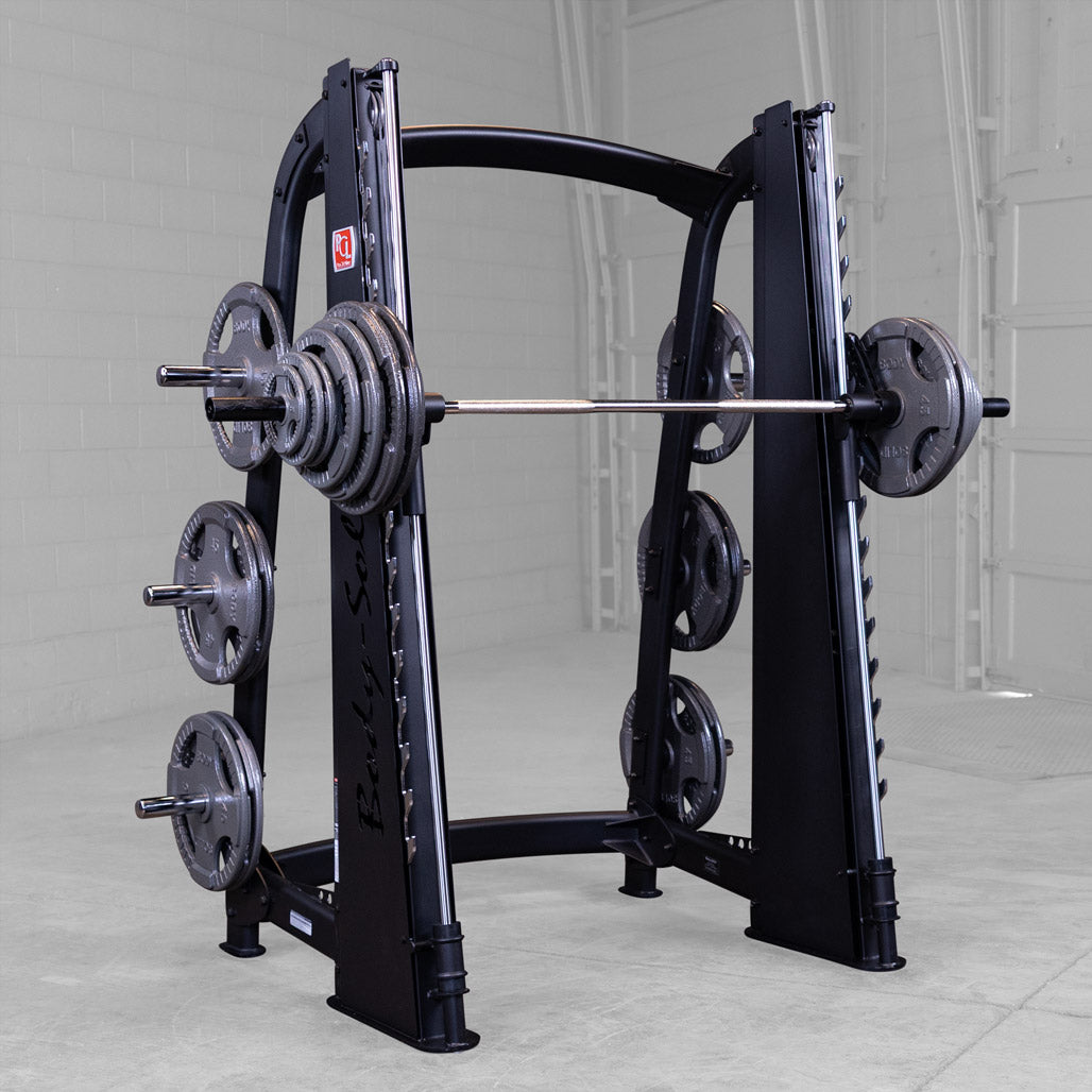 Body Solid Pro ClubLine Counter Balanced Smith Machine by Body-Solid, Black Finish - front view