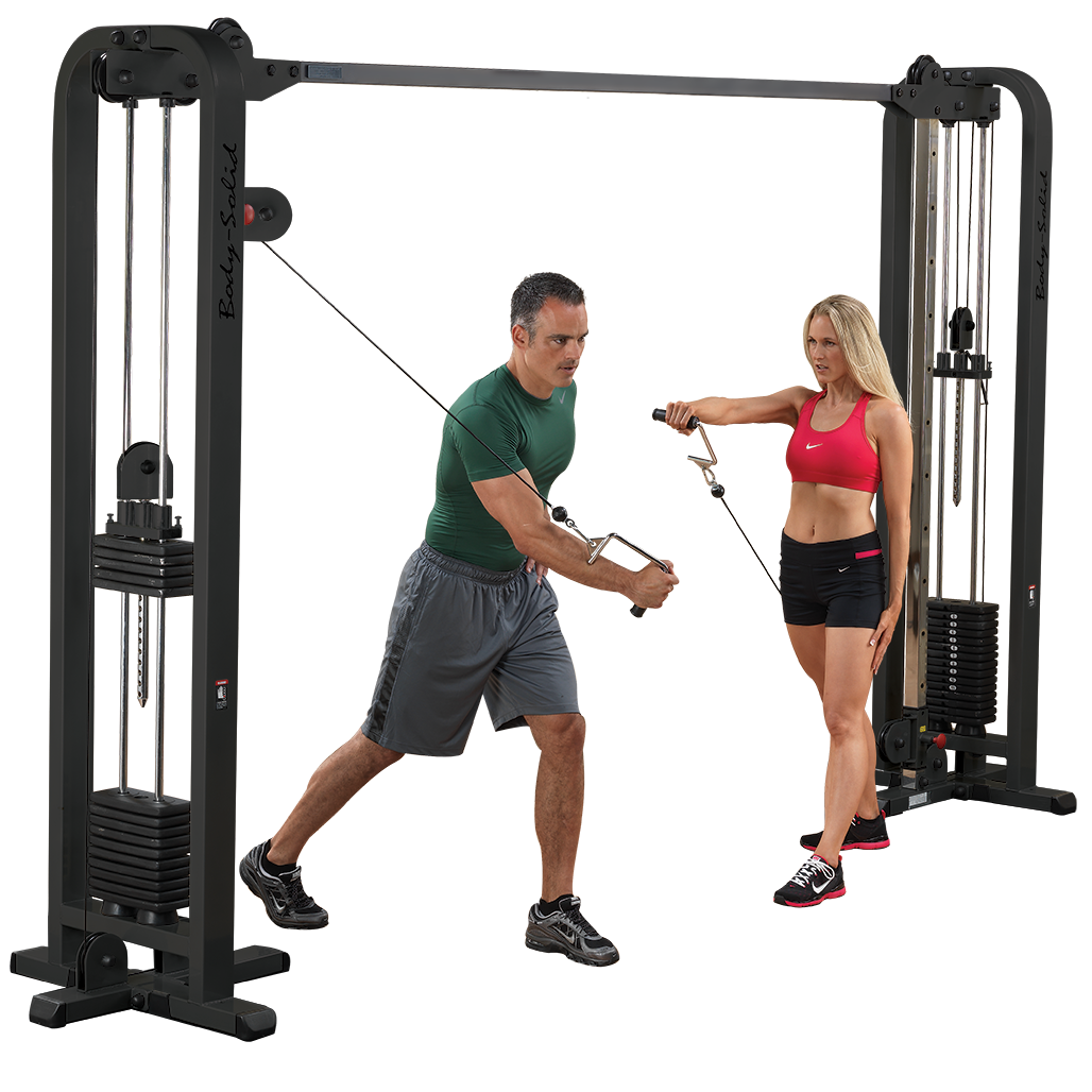 Body-Solid Pro ClubLine SCC1200B Cable Crossover, black finish