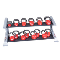 Pro ClubLine Modular Storage Rack with Kettlebell Tiers