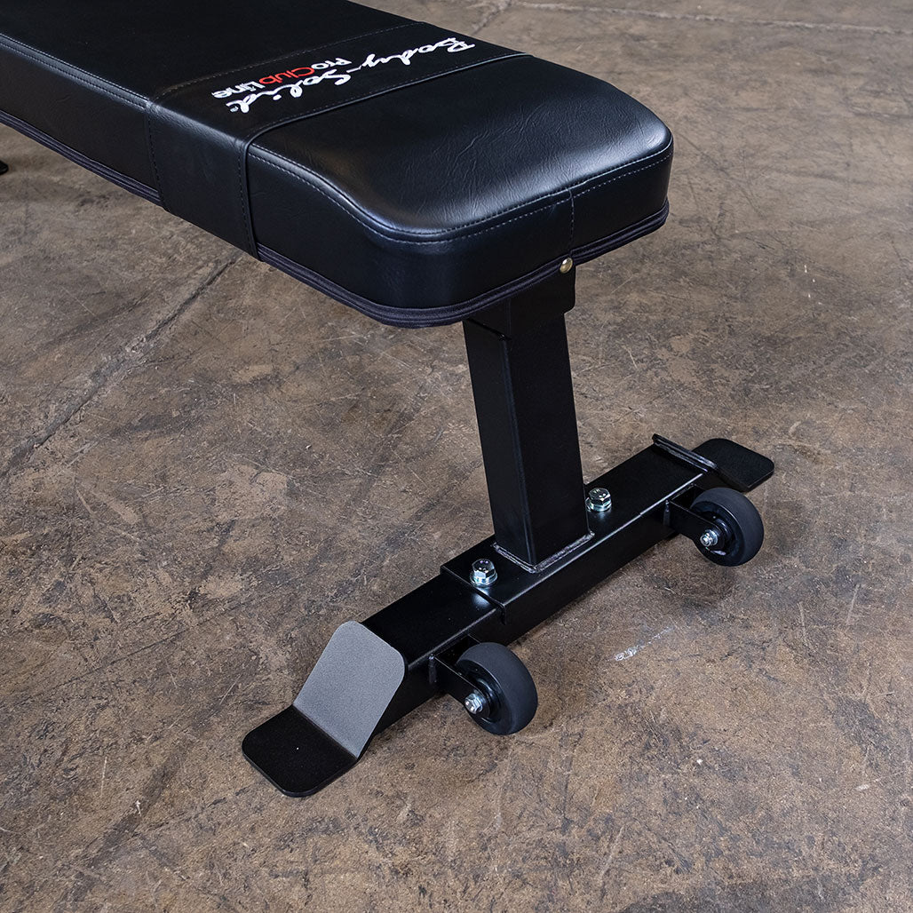 Pro ClubLine Flat Bench by Body-Solid - base detail