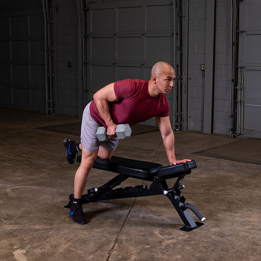 Pro ClubLine SFID325 Adjustable Bench by Body-Solid, Black - Alternate view