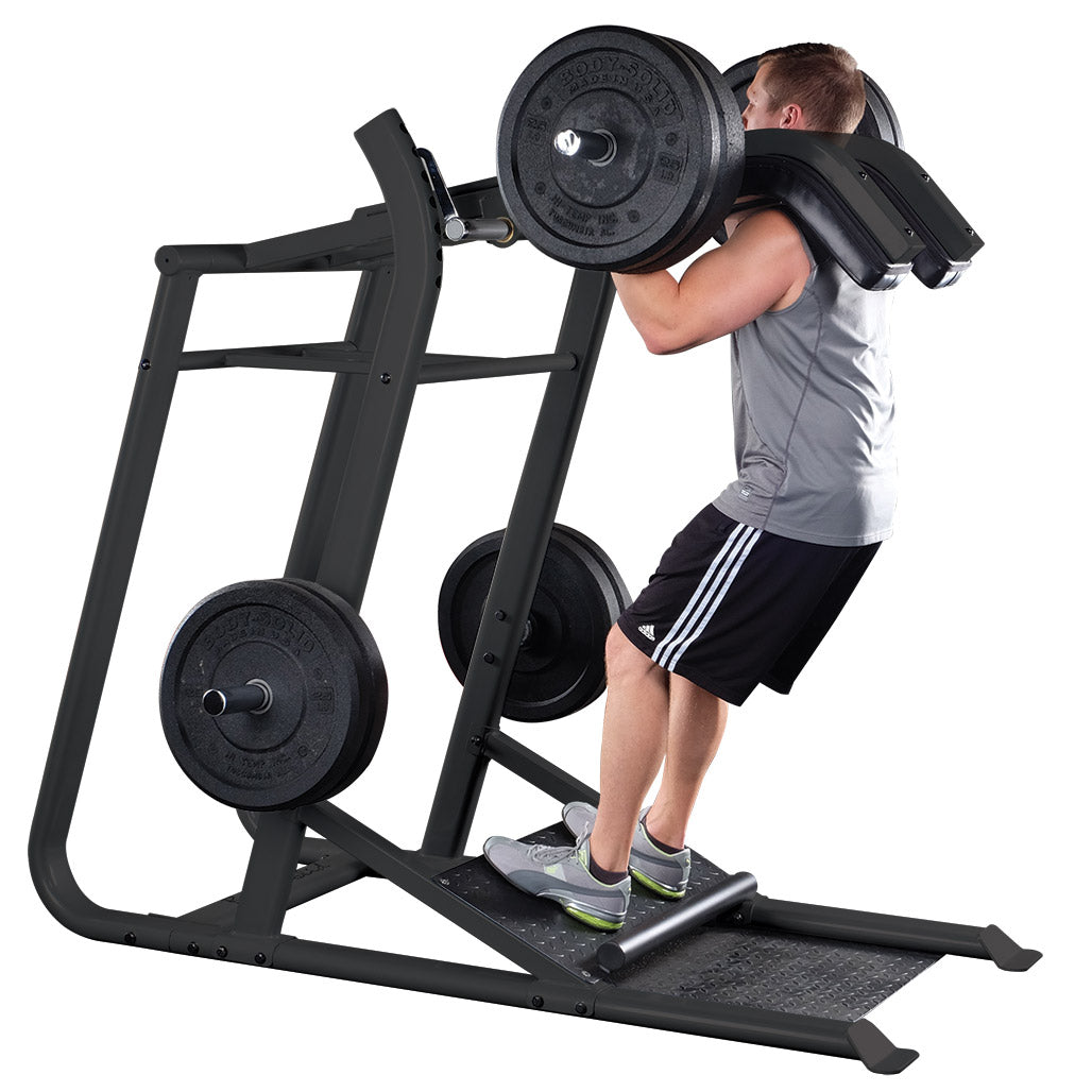 SLS500B leverage squat front view