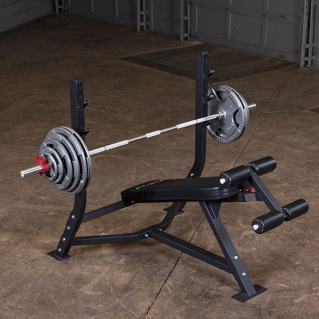 Pro Clubline Fixed Olympic Decline Bench