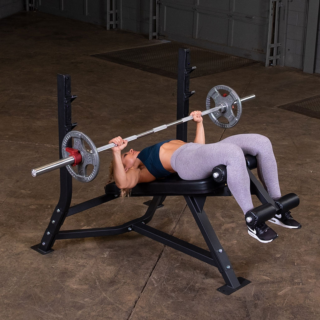 Pro Clubline Fixed Olympic Decline Bench