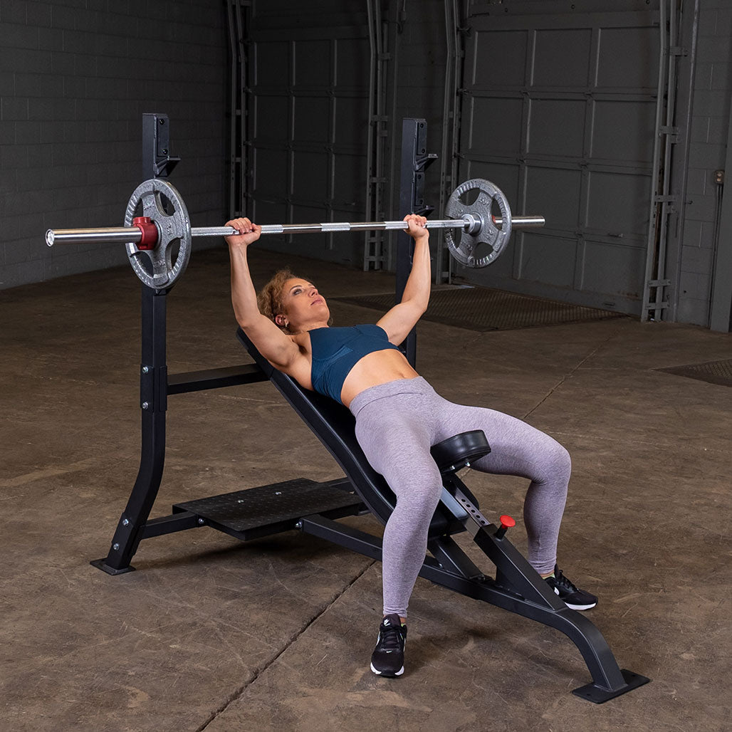 Pro ClubLine SOIB250 incline bench spotter platform