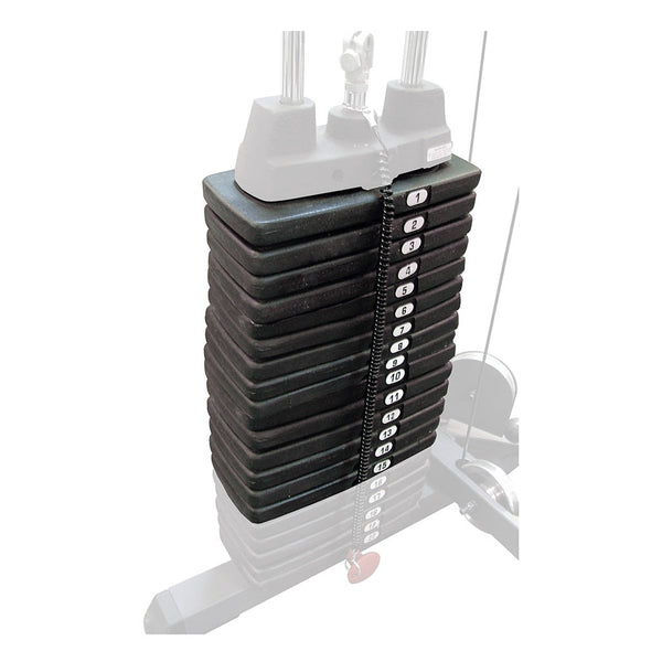 150 lb. Selectorized Cast Iron Weight Stack Upgrade, Plates Only
