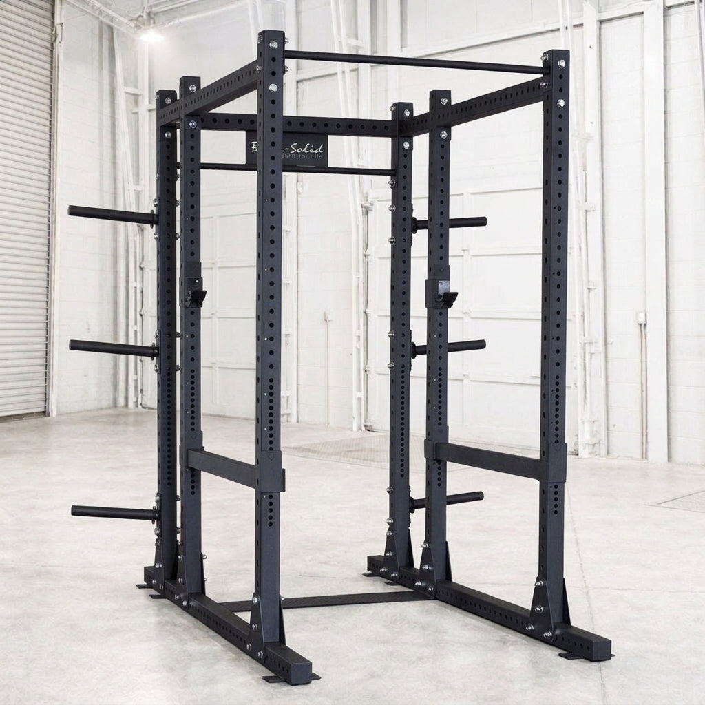 Body-Solid Pro ClubLine SPR1000 Power Rack with Rear Extension - hero