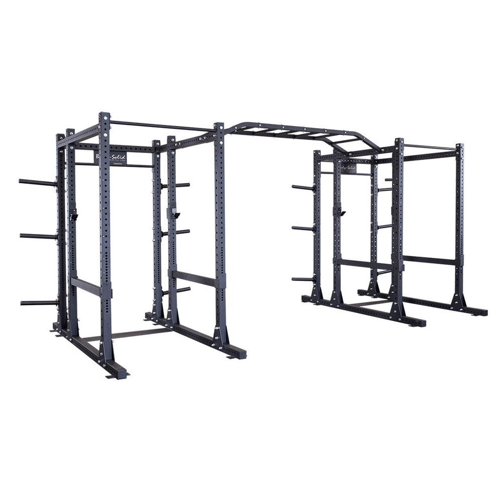 Body-Solid Pro ClubLine Double SPR1000 Power Racks, Rear Extensions, Monkey Bars