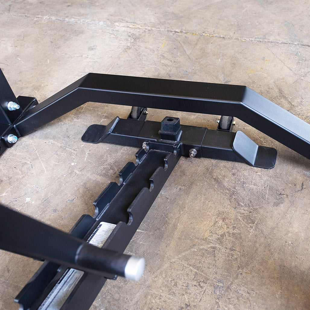 Pro ClubLine Rear Clearance Bar Attachment - Installed on rack