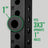 Safety Spotter Arms 3x3
