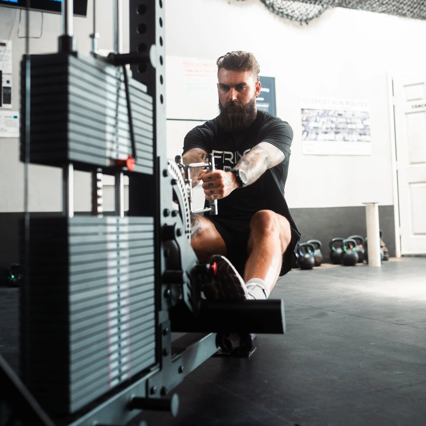 The Walrus: Single Tower Low Row & Lat Pulldown