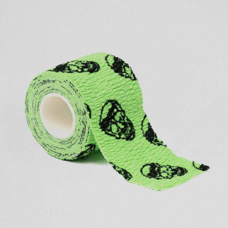 Gymreapers Skull Tape - Neon Green