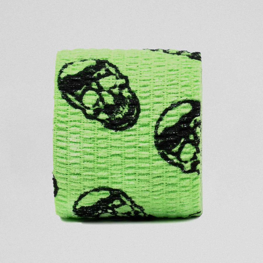 Gymreapers Skull Tape - Neon Green