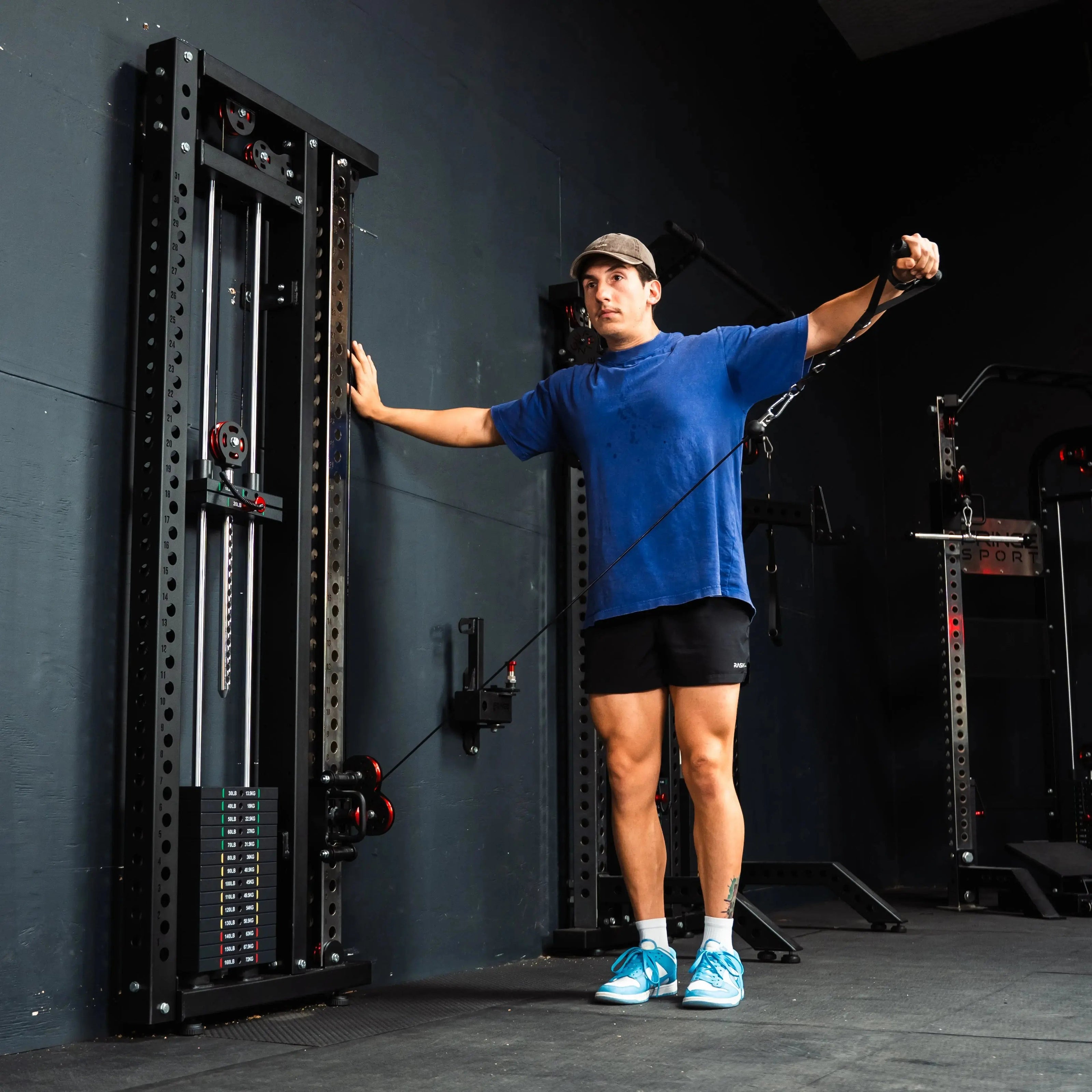 Slim Gym Wall Mounted Functional Trainer