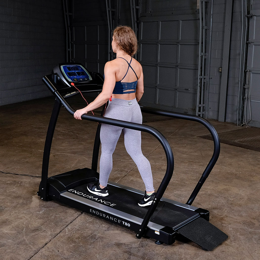 T50 treadmill rear entry ramp