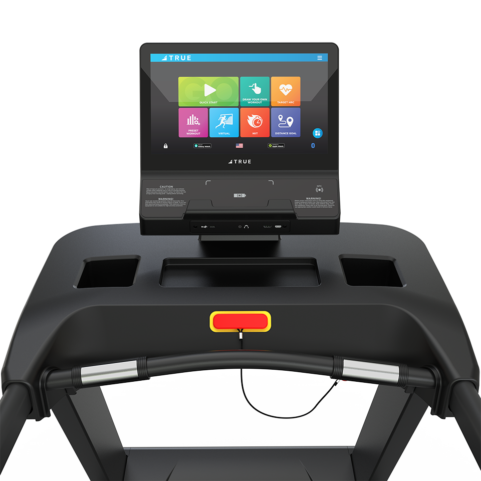 True Fitness Launch treadmill Unite 16" touchscreen console