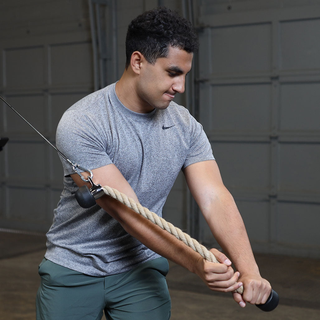 Body-Solid Tools TR30 natural fiber triceps rope
