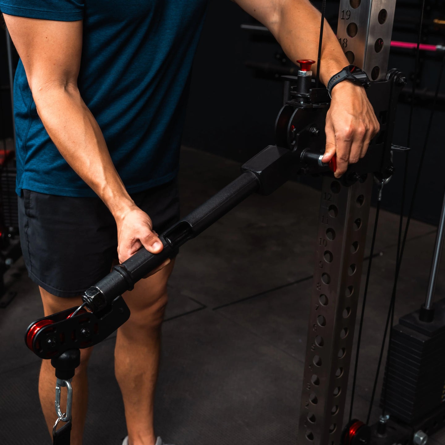 Gibbon Arms Cable Crossover Rack Attachment