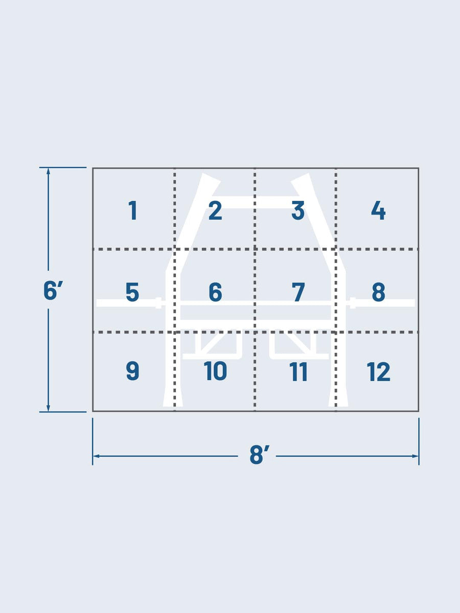 VersaFit™ Lock Grip Pro Rubber Flooring Tiles