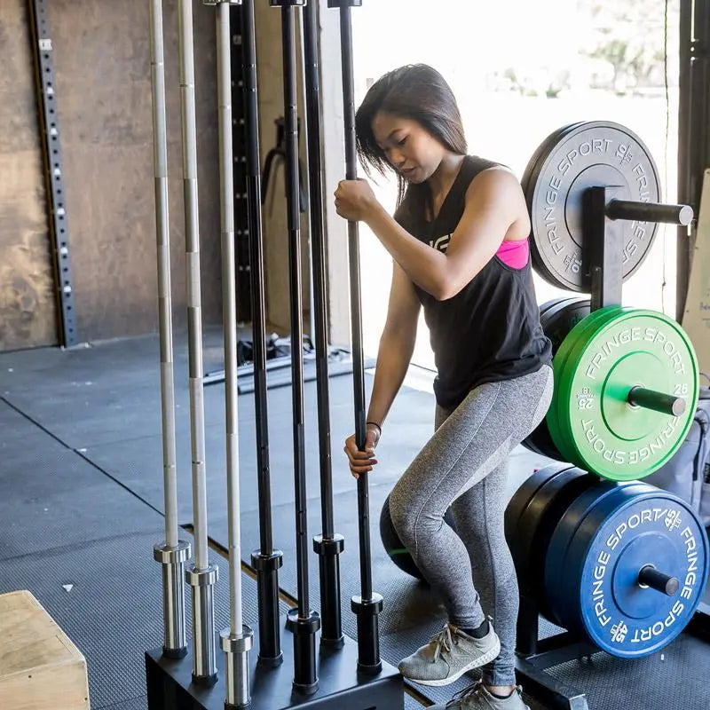 Vertical 9 Barbell Holder