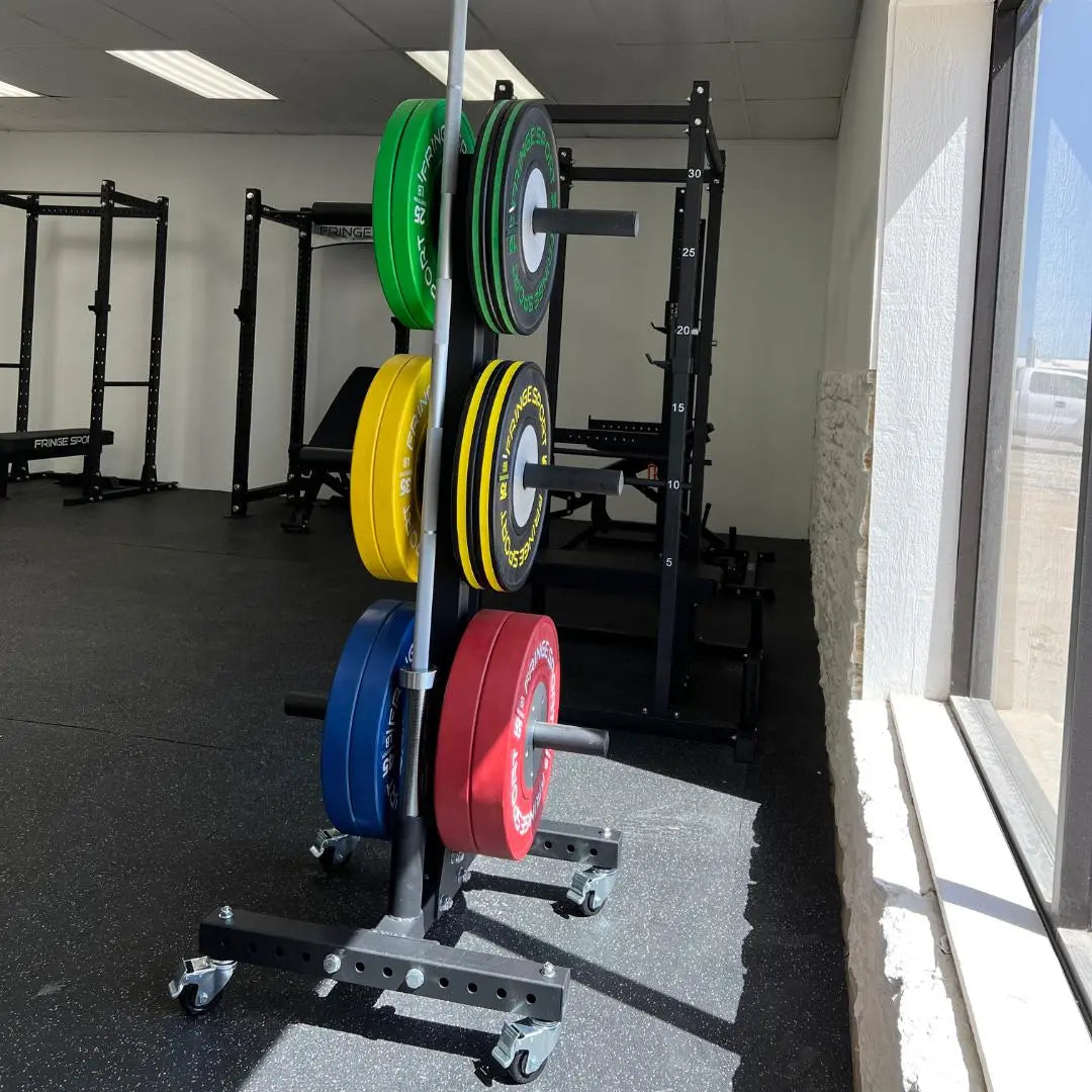 Vertical Barbell & Bumper Plate Holder