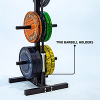 Vertical Barbell & Bumper Plate Holder