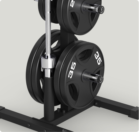 Vision Fitness 300-WPS Weight Plate Storage Rack, view 3