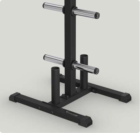 Vision Fitness 300-WPS Weight Plate Storage Rack, view 4