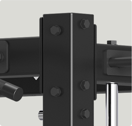 Vision Fitness 400-PR Power Rack with Smith Machine with accessories