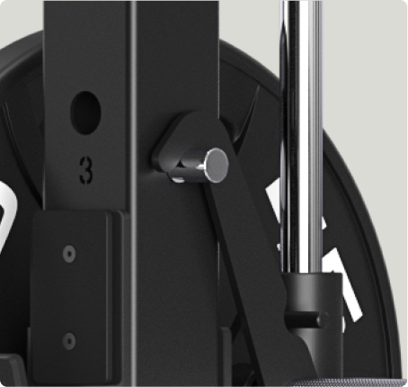 Vision Fitness 400-PR Power Rack with Smith Machine with accessories, view 2