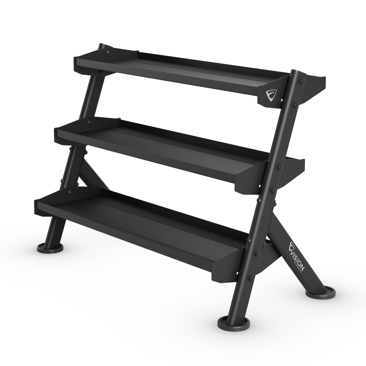 Vision Fitness 400-ADBR Adjustable Dumbbell Rack, 48 inch