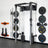 Side profile of the PRx ARK weight stack functional trainer showing folded depth