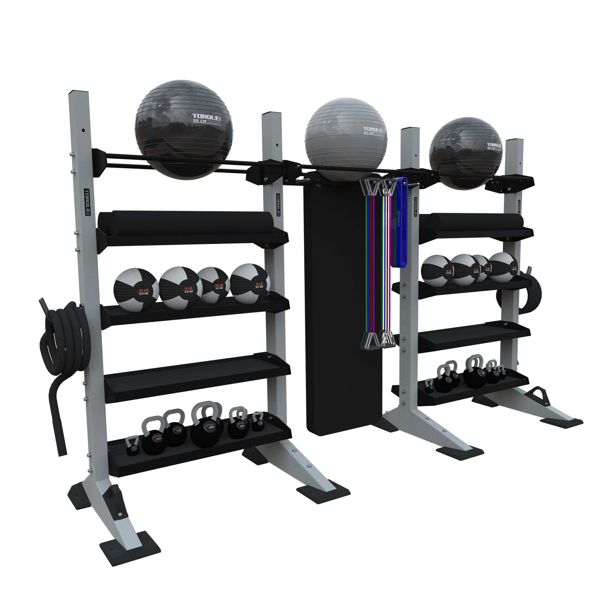 7 Ft (2.1 M) 3-Module Wall Storage System
