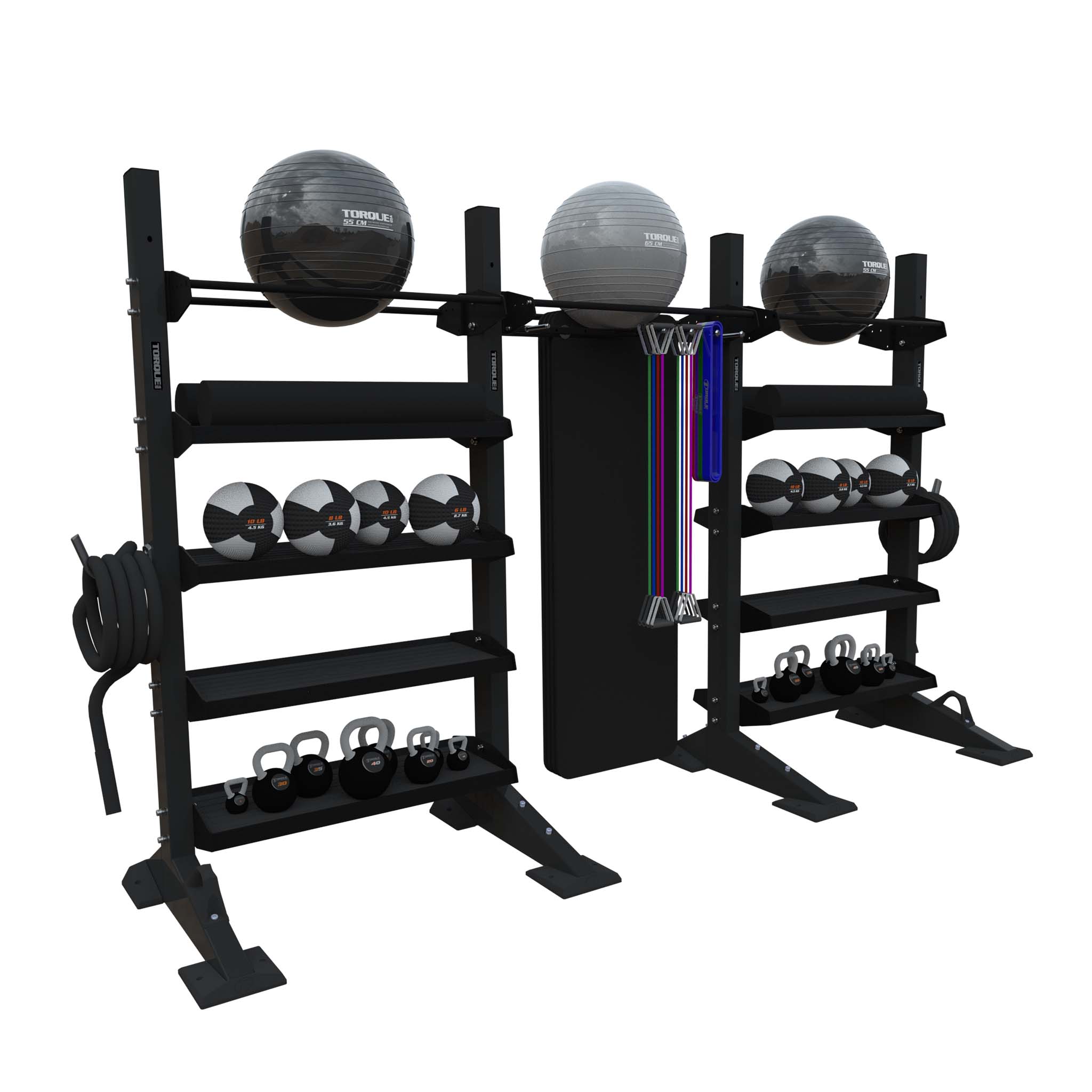 7 Ft (2.1 M) 3-Module Wall Storage System
