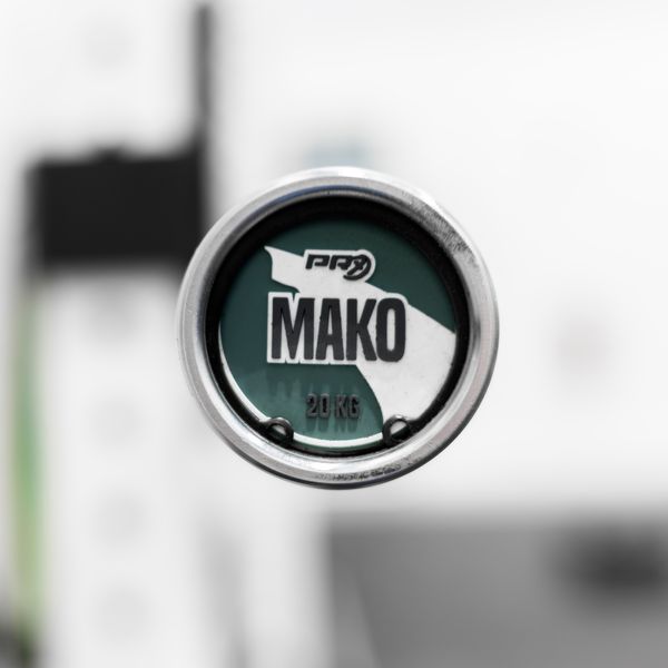 PRx Mako Olympic Barbell in use for Olympic lifting