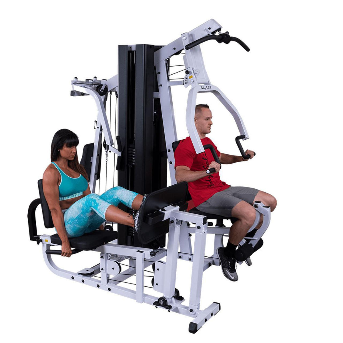 Multiple Stack Weight Machine Body-Solid EXM3000LPS Dual Stack Home Gym with Leg Press
