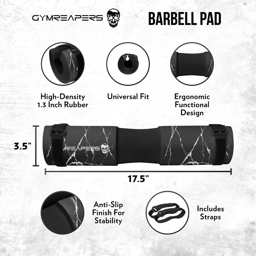 Gymreapers Barbell Squat Pad - Marble