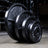 PRx Cast Iron Olympic Plates in dark gray finish