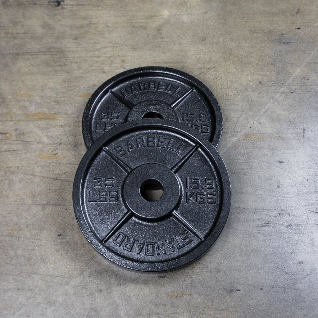 Edge profile of a PRx cast iron Olympic plate