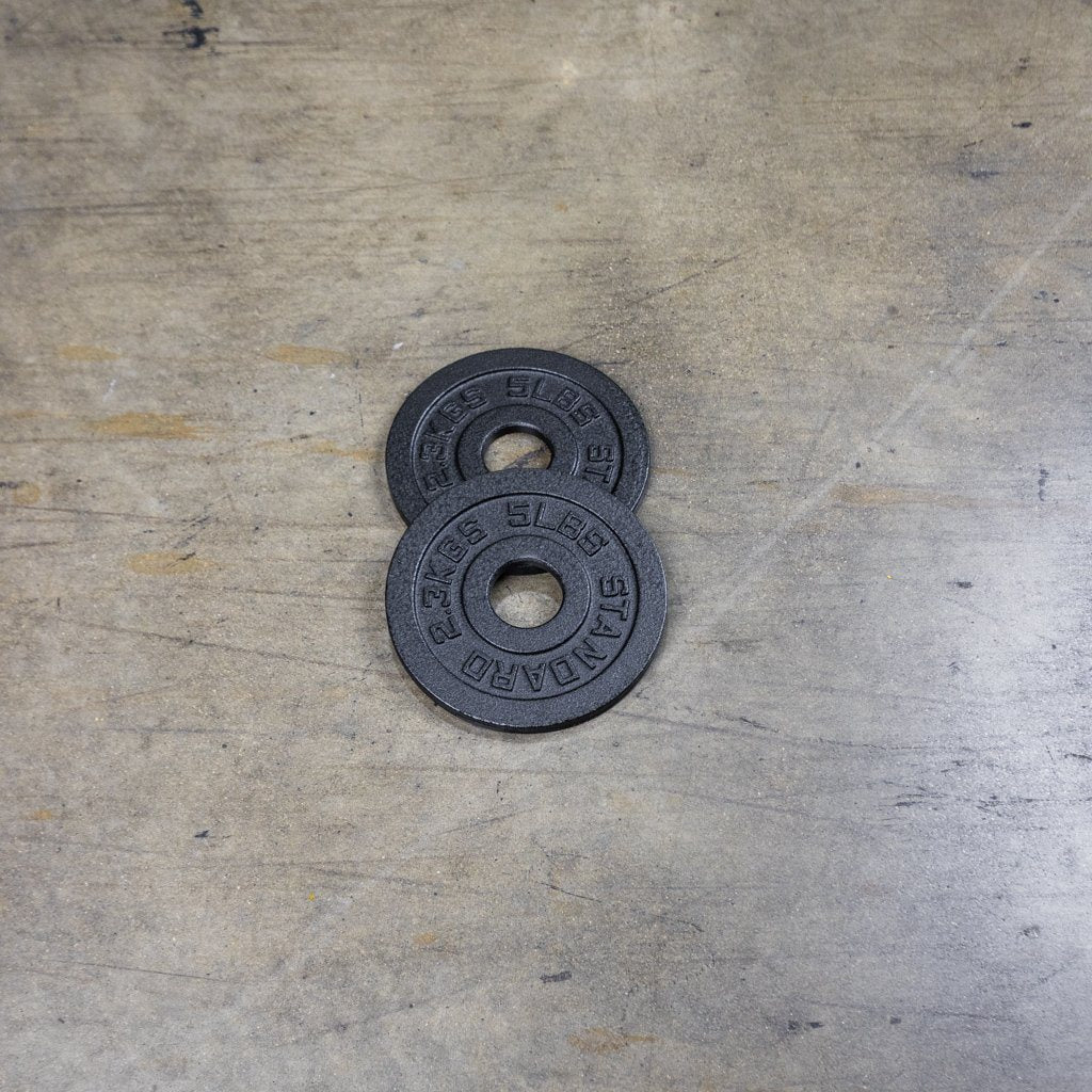 Cast iron change plates for small weight increments